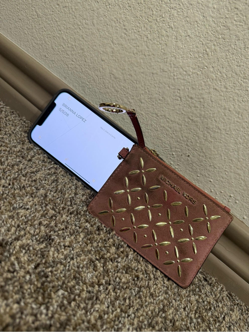 Michael Kors Pink Keychain